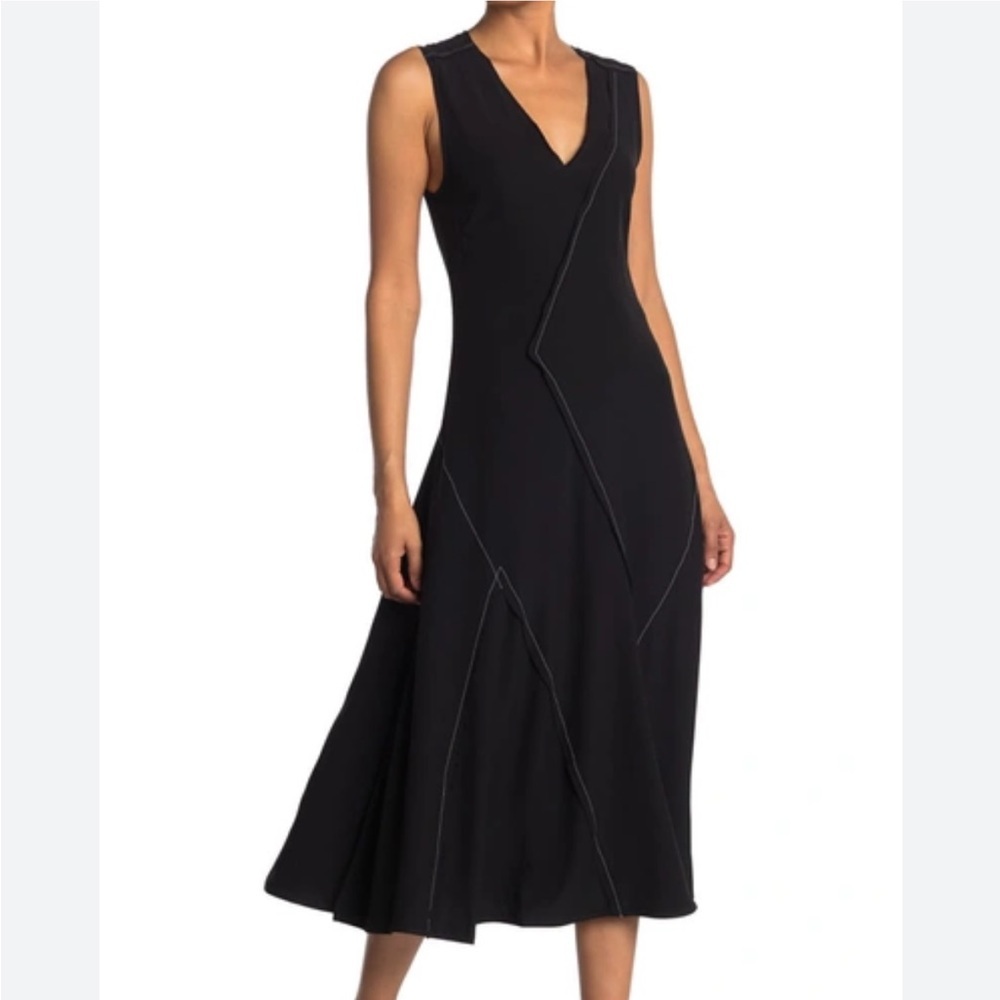 La Ligne Louisa Dress In Navy - Picture 1 of 9